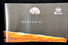 Krone Apollo 11 “Kapton Foil” Limited Edition Sterling Silver Fountain Pen with Part of the Spacecraft Embedded in the Pen! With Apollo 11 Astronaut Buzz Aldrin Signed Letter