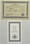 Mercury Astronauts John Glenn, Gordon Cooper and Scott Carpenter Signed Easton Press Editions