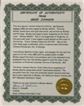 Mickey Mantle Signed Special Limited Edition of <em>My Favorite Summer 1956</em> from “The Greer Johnson Collection” (197/129)