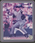 Randy Johnson and Curt Schilling Signed 8 x 10s – in Framed Display  - 2001 WS MVP and 2001 Sportsman of the Year
