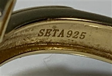 Elvis Presley Owned 14K Gold over Sterling Silver Crucifix Ring – Gifted to His Cousin Patsy Presley