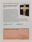 Elvis Presley Owned 14K Gold over Sterling Silver Crucifix Ring – Gifted to His Cousin Patsy Presley