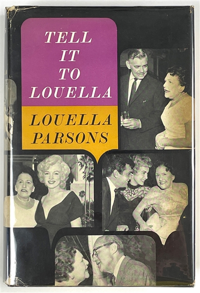 Louella Parsons Signed 1961 Autobiography <em>Tell it to Louella</em> (BAS)