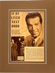 Actor Signed Collection Incl. Fred MacMurray, Charles Coburn, Ginger Rogers, Jane Russell, Ginger Rogers and Others (12 Total Pieces) (BAS)