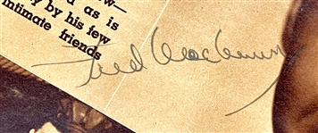 Fred MacMurray Signed Magazine Page (Star of <em>Double Indemnity</em> and <em>My Three Sons</em>(BAS)