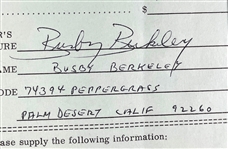 Busby Berkeley Signed “Directors Guild of America” Earnings Document (BAS)