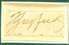 Flo Ziegfeld Cut Signature and 1920 <em>”Hold Me” Ziegfeld Follies of 1920</em> Sheet Music from His Broadway Musical (BAS)