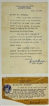 Signed Letter Collection Incl. Hedda Hopper, Karl Malden, Ralph Edwards and Others (7 Total Items) (BAS)
