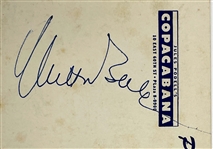 Milton Berle and Jan Murray Signed “Copacabana New York” Postcard (BAS)