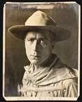 William S. Hart (Silent-Era Western Film Superstar) 1910s Photo Collection of Three (3) Incl. 1910 Pre-Film Career Cabinet Photo