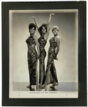 1967 Diana Ross and The Supremes Publicity Photo – Mounted and Airbrushed for Publication Use