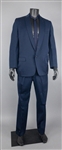 1960's WS “Fluke” Holland Stage-Worn “Sewell” Navy Blue Two-Piece Suit With Wembley Tie– Worn Performing with Johnny Cash