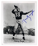 Football Hall of Famers and Superstars Signed Collection (8) with Red Grange and Bulldog Turner (BAS)