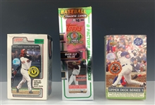 2002-2003 Upper Deck Factory Sealed Boxes (3)