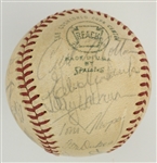1971 Baltimore Orioles Team Signed Baseball (OAL Cronin) (30 Signatures) Plus Mgr. Earl Weaver Single Signed Baseball (OAL Brown) (BAS)
