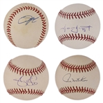 Minnesota Twins Hall of Famer and Stars Single Signed Baseball Collection of 16 Incl. Paul Molitor, Tony Oliva, Jim Kaat, and Justin Morneau (BAS)