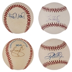 Minnesota Twins Hall of Famer and Stars Single Signed Baseball Collection of 16 Incl. Paul Molitor, Tony Oliva, Jim Kaat, and Justin Morneau (BAS)