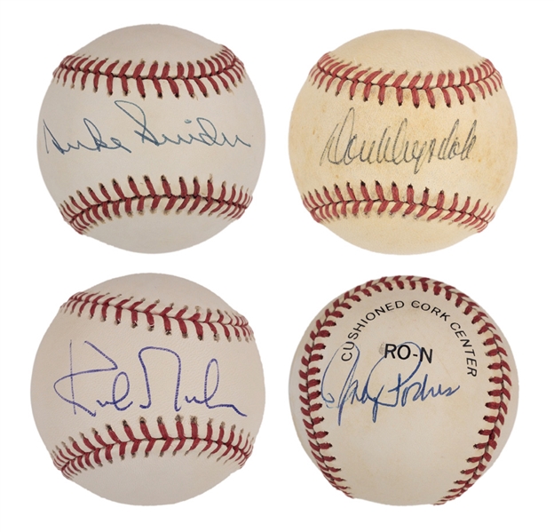 Brooklyn and Los Angeles Dodgers Greats Single Signed Baseball Collection of 10 – With Duke Snider, Don Drysdale, and Tommy LaSorda (BAS)