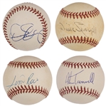 Baseball Hall of Famers Single Signed Baseball Collection of 26 Including Stan Musial and Tony Gwynn (BAS)