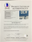 Ryan Diem Signed Indianapolis Colts Jersey – In Beautiful Framed Display (BAS)
