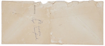 Eddie Fadal Letter from Written at and Mailed <em>from Graceland </em>– Plus Period Original News Service Photo of Fadal's Waco, Texas Home