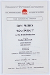 1964 <em>Roustabout</em> Preview Invitations (2 Different) Plus Original Paramount File Documents Concerning the Previews