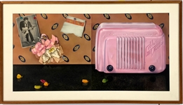 Original Painting for Chuck Berry's 1972 LP <em>Chuck Berry's Golden Decade Vol. 1</em> by Charles E. White, III (Airbrushed on Board)