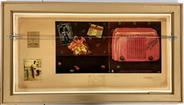 Original Painting for Chuck Berry's 1972 LP <em>Chuck Berry's Golden Decade Vol. 1</em> by Charles E. White, III (Airbrushed on Board)