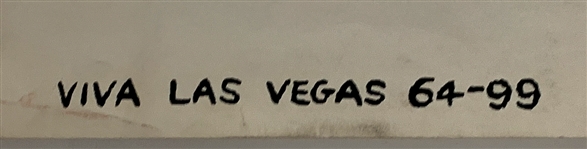 1964 <em>Viva Las Vegas</em> Silk Screened Movie Theatre Paper Banner – 82 Inches in Length! Starring Elvis Presley & Ann-Margret