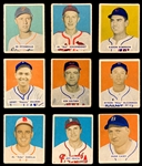 1949 Bowman Baseball Collection (22) Including #50 Jackie Robinson Graded PSA PR 1