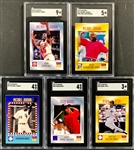 1993-2000 <em>Sports Illustrated For Kids</em> Collection (114) Including #374 Jordan - SGC MINT 9