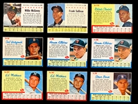 1961-63 Post Cereal Collection of 27 with Clemente, McCovey and Mathews