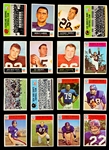 1966 Philadelphia Football Near Set (153/198) Plus 1965 Philadelphia Collection (56)