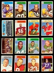 1966 Philadelphia Football Near Set (153/198) Plus 1965 Philadelphia Collection (56)