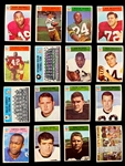 1966 Philadelphia Football Near Set (153/198) Plus 1965 Philadelphia Collection (56)