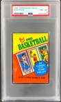 1980 Topps Basketball Unopened Wax Pack – PSA NM-MT 8 – Possible Bird/Magic Rookie Card!