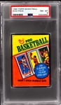1980 Topps Basketball Unopened Wax Pack – PSA NM-MT 8 – Possible Bird/Magic Rookie Card!