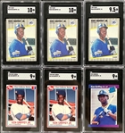 1989-91 Fleer, Donruss and Assorted Brands SGC-Graded Ken Griffey Jr. Collection (10) Including GEM MINT 10 Rookie Cards
