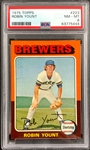 1975 Topps #223 Robin Yount Rookie Card – PSA NM-MT 8