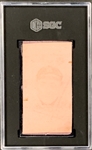 1909 S74 Turkey Red Cigarettes “Colored” Silks Ty Cobb – SGC GD+ 2.5 – Tougher Pink Example