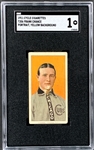 1909-11 T206 Cycle 460 Frank Chance (Portrait-Yellow) – SGC PR 1 - Tough Back!