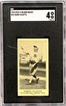 1916 M101-4 Blank Backs Chicago “Black Sox” SGC-Graded Collection (5) Incl. Cicotte, Gandil, Weaver, Flesch and Comiskey