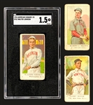 1908-1910 E91-B and E91-C American Caramel Collection (14) with Walter Johnson SGC 1.5