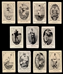 1922 V61 Neilson's Chocolate Type 1 Collection of 11 – Tougher Thin Stock Variety - Incl. HOFers Red Faber and Ed Roush