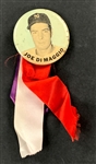 Collection of Three PM10 Pins with Mickey Mantle (Eyes Closed), Joe DiMaggio and Stan Musial (3)