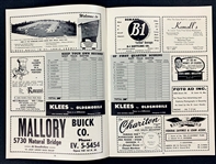 1958 NBA All Star Game Program – St. Louis Hawks Site Program – UNSCORED