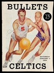 Pair of 1950s Baltimore Bullets Signed Programs (2) (BAS)