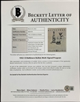 Pair of 1950s Baltimore Bullets Signed Programs (2) (BAS)