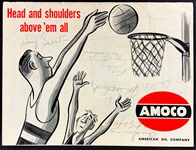 December 30, 1953 NBA Double Header Program with 35 Signatures Incl. Red Auerbach, Bob Cousy, Joe Lapchick - 13 Hall of Famers (BAS)