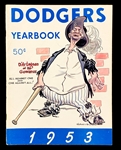 1953-1962 Brooklyn and Los Angeles Dodgers Yearbooks – with 5 Howard Mullin “Bum” Covers (7)